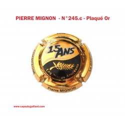 Capsule de Champagne Plaqué Or - PIERRE MIGNON  N°245.c