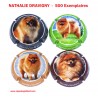 Série de 4 Capsules de Champagne NATHALIE DRAVIGNY (Chiens)