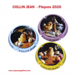 Séries de 3 Capsules de Champagne JEAN COLLIN ( Pâques 2026)