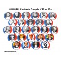 Série de 26 Capsules de Champagne LHUILLIER (Président Francais) N°25 au 25.y
