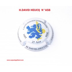 Capsule de champagne - H.DAVID HEUCQ N°A58
