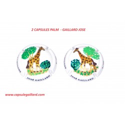 2 Capsules de champagne PALM  - GAILLARD JOSE  N°A11 et A11.a