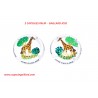 2 Capsules de champagne PALM  - GAILLARD JOSE  N°A11 et A11.a