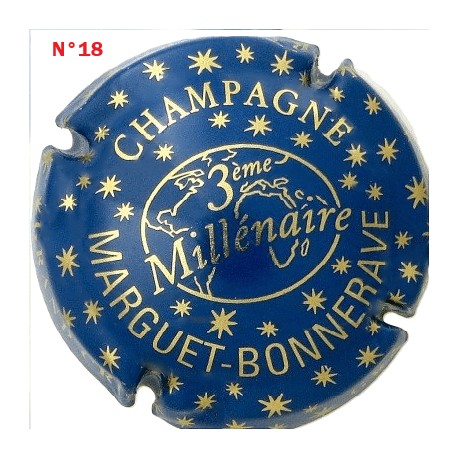 CAPSULE DE CHAMPAGNE  MARGUET - BONNERAVE  N°18