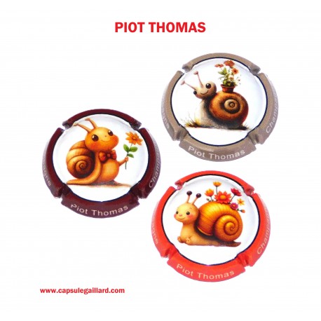 Série de 3 Capsules de Champagne PIOT THOMAS