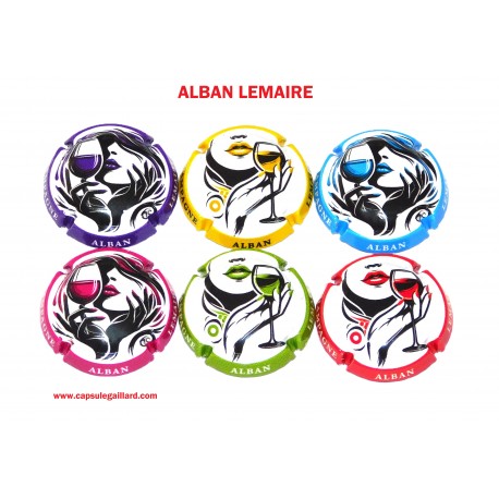 Série de 6 Capsules de Champagne ALBAN LEMAIRE