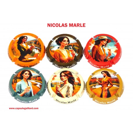 Série de 6 Capsules de Champagne NICOLAS MARLE