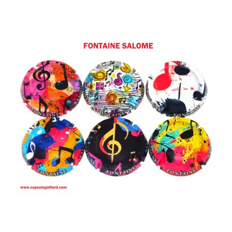 Série de 6 Capsules de Champagne FONTAINE SALOME