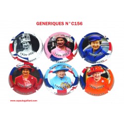 Série de 6 Capsules de Champagne GNERIQUES   N°C156