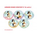 Série de 5 Capsules de Champagne LEMAIRE ROGER CONSTANT  N°31au 31.d