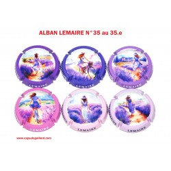 Série de 6 Capsules de Champagne LEMAIRE  N°35 au 31.e