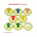SERIE DE 8 CAPSULES DE CHAMPAGNE - JEAN DESPRET N°9 au 9.g