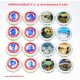 2 SERIES DE 8 CAPSULES DE CHAMPAGNE - DOUL ET N°2 et G2N2RIQUE N°1413