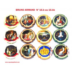 2 ème Série de 12 capsules de champagne - ARMAND BRUNO (Napoléon)