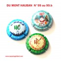 3 Capsules de champagne - DU MONT HAUBAN  N°99 au 99.b