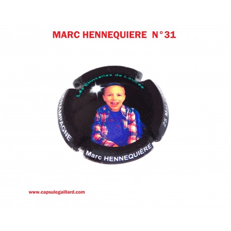 Capsule de champagne - MARC HENNEQUIERE  N°31