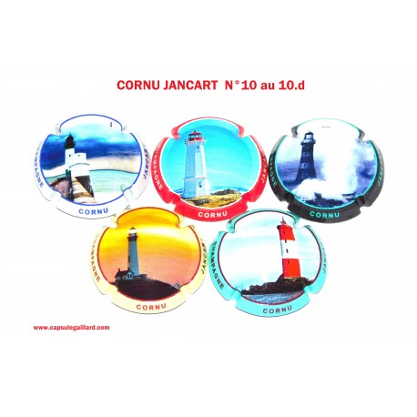 Série de 5 Capsules de Champagne CORNU JANCART  N°10