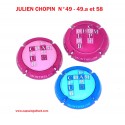 Série de 3 Capsules de Champagne JULIEN CHOPIN N°49.49.a et 58