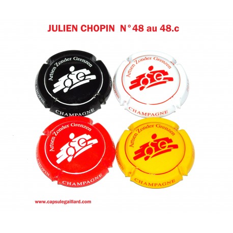 Série de 3 Capsules de Champagne JULIEN CHOPIN N°48