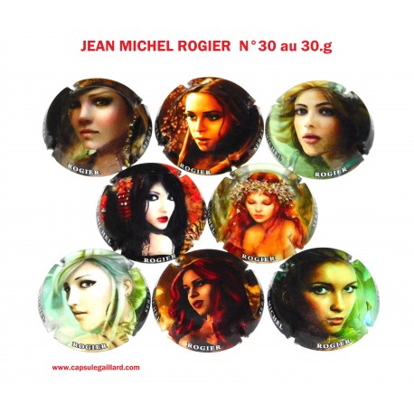 Série de 8 Capsules de Champagne JEAN MICHEL ROGIER  N°30