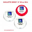 Série de 3 Capsules de Champagne GUILLETTE BREST N°38