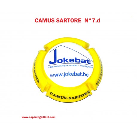 Capsule de champagne - CAMUS SARTORE  N°7.d