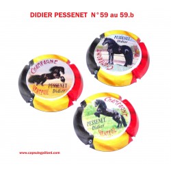 Série de 3 Capsules de champagne - DIDIER PESSENET N°59