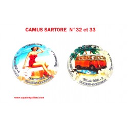2 Capsules de champagne - CAMUS SARTORE N°32 et 33