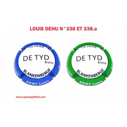 2 Capsules de champagne - DEHU LOUIS - N°338 et 338.a