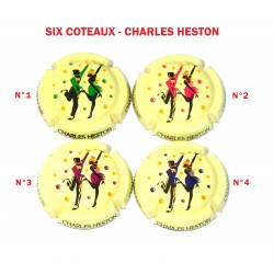 4 Capsules de champagne - SIX COTEAUX - CHARLES HESTON