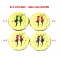 4 Capsules de champagne - SIX COTEAUX - CHARLES HESTON