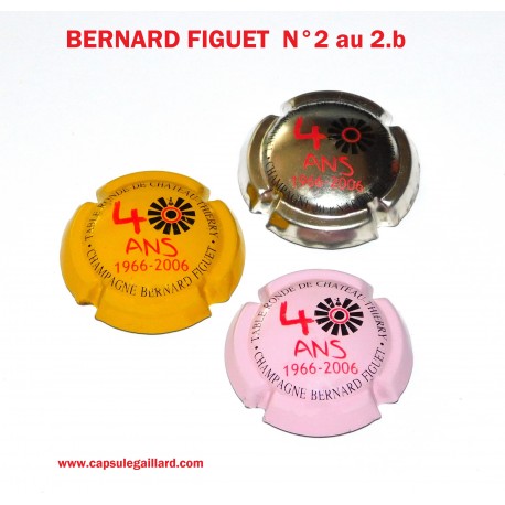 Série de 3 Capsules de champagne - BERNARD FIGUET  N°2 au 2.b