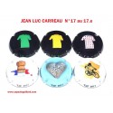 SERIE DE 6 CAPSULES DE CHAMPAGNE - JEAN LUC CARREAU