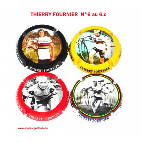 SERIE DE 4 CAPSULES DE CHAMPAGNE THIERRY FOURNIER N°6