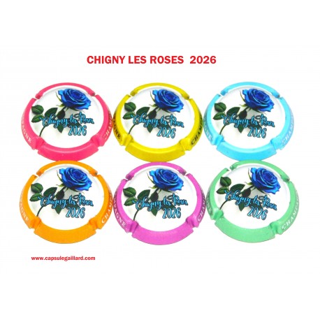 Série de 6 Capsules de Champagne CHIGNY LES ROSES 2026