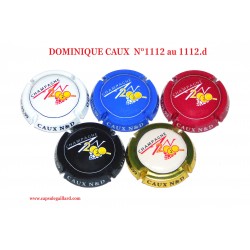 Série de 5 Capsules de champagne DOMINIQUE CAUX  N°1112