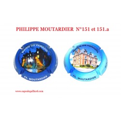 2 cpasules de champagne PHILIPPE MOUTARDIER N°151 et 151.a