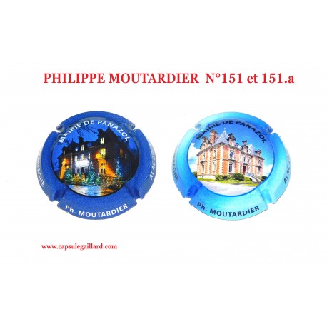 2 cpasules de champagne PHILIPPE MOUTARDIER N°151 et 151.a