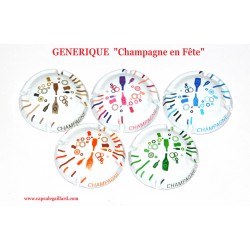 News - Série de 5 Capsules de Champagne GENERIQUES (Champagne en Fête)