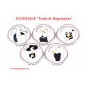 News - Série de 5 Capsules de Champagne GENERIQUES (Traits de Dégustation)