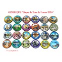News Série de 24 Capsules de Champagne GENERIQUE -Etapes du Tour de France 2026