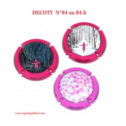 Série de 3 Capsules  de Champagne DECOTY  N°84 au 84.b