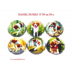 SERIE DE 6 CAPSULES DE CHAMPAGNE  - DANIEL DUMEZ  N°39 au 39.e