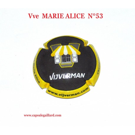 Capsule de Champagne  Vve MARIE ALICE N°53