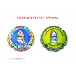 2 CAPSULES DE CHAMPAGNE - CHARLOTTE FRANC N°9 et 9.a