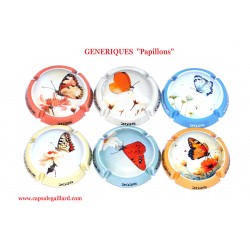 News Série de 6 Capsules de Champagne GENERIQUE (les Papillons)