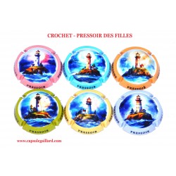News Série de 6 Capsules de Champagne CROCHET - PRESSOIR DES FILLES