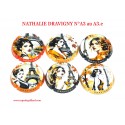 Série de 6 capsules NATHALIE DRAVIGNY  N°A3 au A3.e