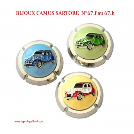 3 BIJOUX  - CAMUS SARTORE  N°67.f au 67.h