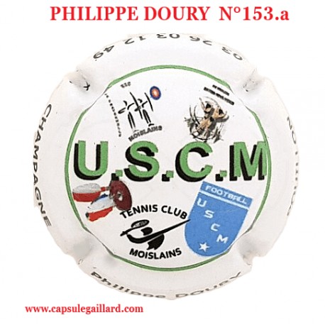 CAPSULE DE CHAMPAGNE - PHILIPPE DOURY  N°153.a